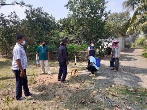 สำรวจเส้นทางสัญจรและระบบไฟฟ้าแสงสว่าง หมู่ที่ 7,9,10 ตำบลนางรอง