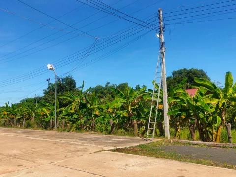 ลงพื้นที่สำรวจ ตรวจซ่อมบำรุงโคมไฟ (บ้านหนองงิ้ว)