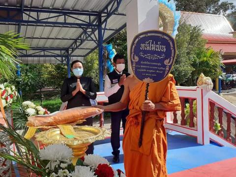 ร่วมพิธีงานฌาปนกิจศพนายหมิ่น สวัสดี