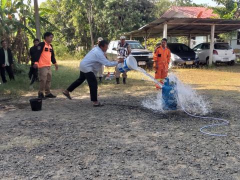 ซ้อมแผนการเตือนภัย