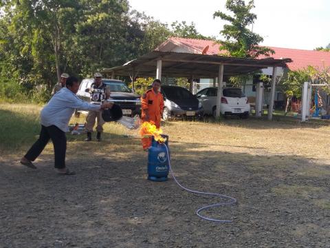 ซ้อมแผนการเตือนภัย