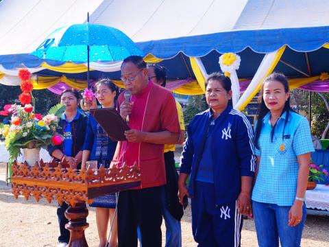 ร่วมพิธีเปิดโครงการแข่งขันกีฬาโรงเรียนบ้านหนองงิ้วหนองไทร