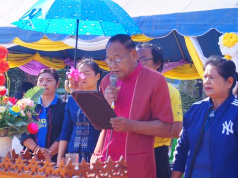 ร่วมพิธีเปิดโครงการแข่งขันกีฬาโรงเรียนบ้านหนองงิ้วหนองไทร