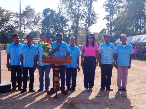 ร่วมพิธีเปิดโครงการแข่งขันกีฬาโรงเรียนบ้านหนองงิ้วหนองไทร