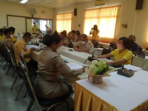 เข้าร่วมประชุมโครงการถังขยะเปียกลดโลกร้อน