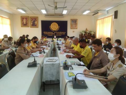 เข้าร่วมประชุมโครงการถังขยะเปียกลดโลกร้อน