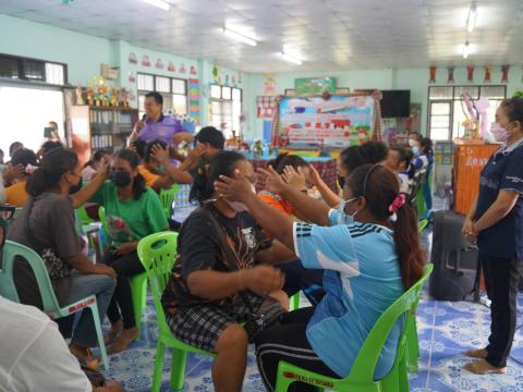 โครงการฝึกซ้อมแผนการรับมือกรณีตกอยู่ในสถานการณ์กราดยิง (ศูนย์อบต.)