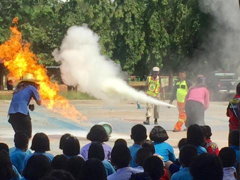 โครงการฝีกอบรมพัฒนาศักยภาพด้านการป้องกันและบรรเทาสาธารณภัย