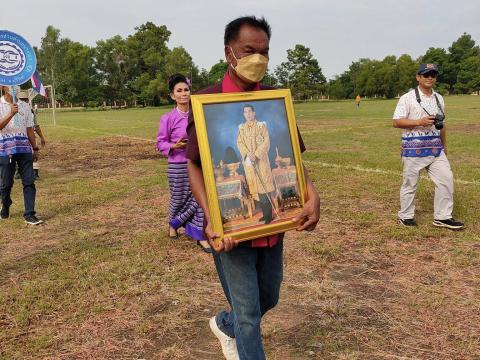 พิธีเปิดโครงการแข่งขันกีฬาประจำตำบลนางรอง