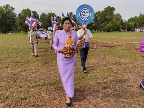 พิธีเปิดโครงการแข่งขันกีฬาประจำตำบลนางรอง