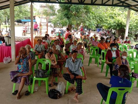 พิธีเปิดโครงการส่งเสริมสุขภาพผู้สูงอายุ