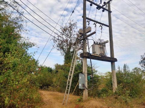 มอบหมายงานไฟฟ้า กองช่าง ลงพื้นที่ซ่อมบำรุงสถานีสูบน้ำ