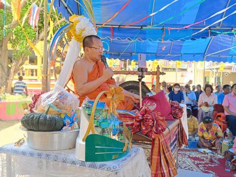 สภาองค์การบริหารส่วนตำบลนางรอง ร่วมฟังเทศน์และเป็นเจ้าภาพ ณ วัดสามัคคีราษฎร์บำรุง(วัดคอกควาย)