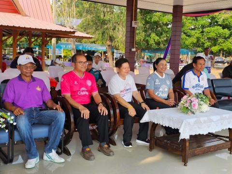 ประธานในพิธีปิดการแข่งขันกีฬาประจำตำบลนางรอง