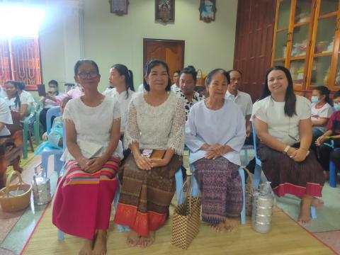 ร่วมโครงการหิ้วปิ่นโตเข้าวัด ฟังธรรมวันธรรมสวนะ เฉลิมพระเกียรติพระบาทสมเด็จพระเจ้าอยู่หัว เนื่องในโอกาสมหามงคลเฉลิมพระชนมพรรษา