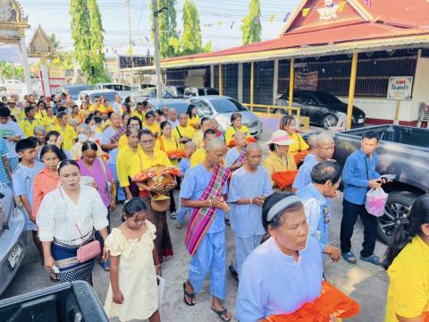 ร่วมพิธีบรรพชาสามเณร จำนวน 73 รูป ณ วัดขุนก้อง ตำบลนางรอง อำเภอนางรอง จังหวัดบุรีรัมย์