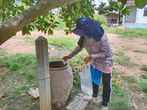 ออกดำเนินโครงการป้องกันและควบคุมโรคไข้เลือดออก ประจำปีงบประมาณ 2567 ณ บ้านแพงพวย