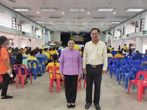 ร่วมพิธีเปิดการอบรมผู้ประสานพลังแผ่นดินเอาชนะยาเสพติด 25 ตาสับปะรด ณ ห้องประชุมอำเภอนางรอง จังหวัดบุรีรัมย์