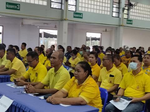 ร่วมพิธีเปิดการอบรมผู้ประสานพลังแผ่นดินเอาชนะยาเสพติด 25 ตาสับปะรด ณ ห้องประชุมอำเภอนางรอง จังหวัดบุรีรัมย์