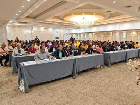 ประชุมรับฟังความคิดเห็นของประชาชนก่อนจัดทำร่างผังเมืองรวมเมืองนางรอง