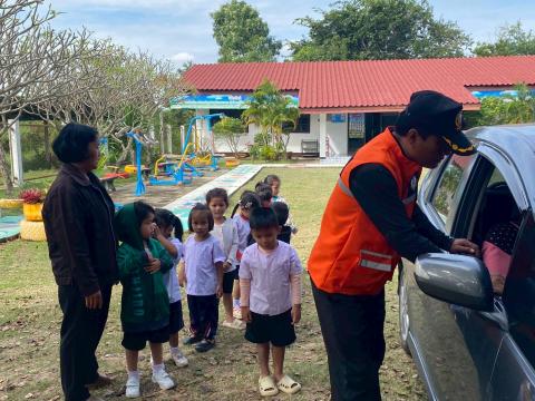 โครงการเด็กปฐมวัยปลอดภัยไม่ติดรถ ประจำปีการศึกษา 2568